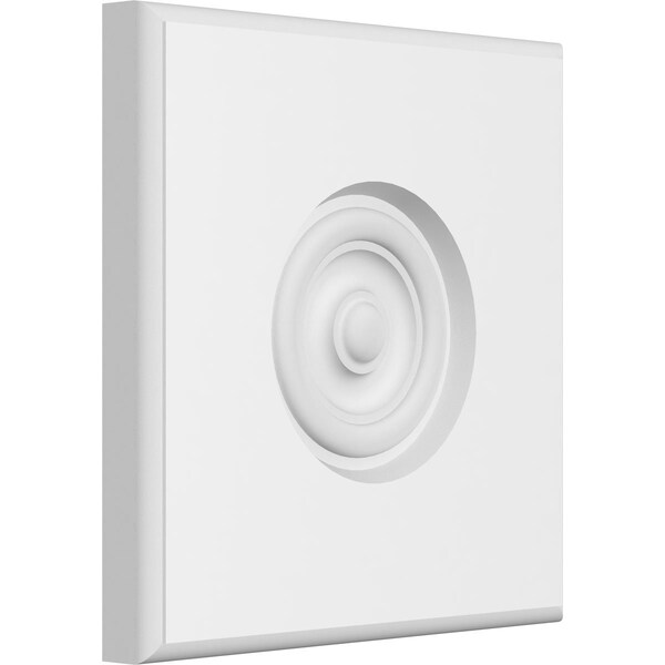 Ekena Millwork Standard Sedgwick Bullseye Rosette With Rounded Edge, 7"W x 7"H x 3/4"P ROSP070X070X075SDG04 - main